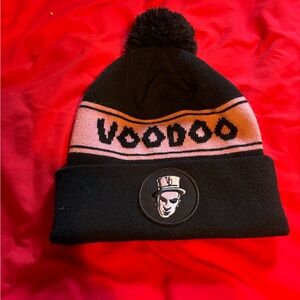 Voodoo Doughnut Adult Knit Beanie Pom Hat